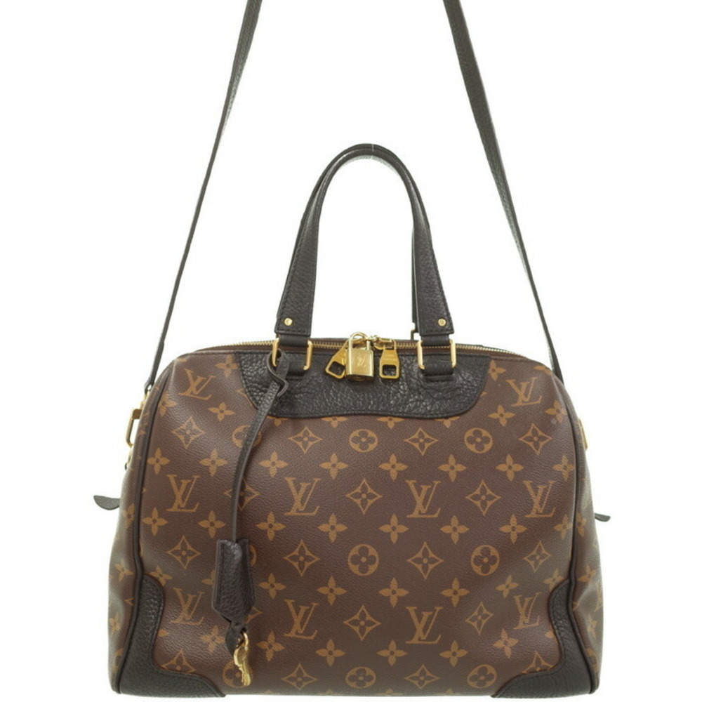 Louis Vuitton Monogram Leather Brown Retiro Bag